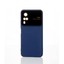 Силиконовый чехол CAMERA PROTECTION для Vivo Y31 темно-синий