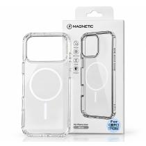 Силиконовый чехол CLEAR с поддержкой MagSafe для iPhone 17 Pro Max Прозрачный