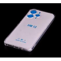 Силиконовый чехол CRYSTAL CASE для Xiaomi Redmi 12 прозрачный