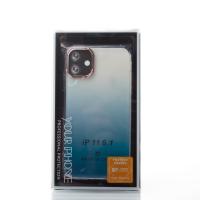 Силиконовый чехол GRADIENT для iPhone 11 синий