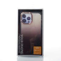 Силиконовый чехол GRADIENT для iPhone 12 Pro Max черный