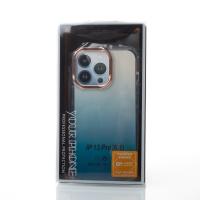 Силиконовый чехол GRADIENT для iPhone 13 Pro синий