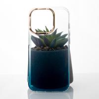 Силиконовый чехол GRADIENT для iPhone 13 Pro синий