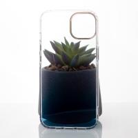 Силиконовый чехол GRADIENT для iPhone 15 синий