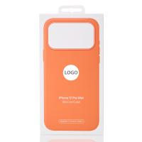 Силиконовый чехол Lux Colors с поддержкой MagSafe для iPhone 17 Pro Max (AI) Orange
