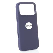 Силиконовый чехол Lux Colors с поддержкой MagSafe для iPhone 17 Pro Max (AI) Purple Fog