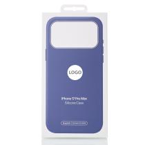 Силиконовый чехол Lux Colors с поддержкой MagSafe для iPhone 17 Pro Max (AI) Purple Fog