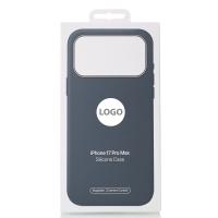 Силиконовый чехол Lux Colors с поддержкой MagSafe для iPhone 17 Pro Max (AI) Black