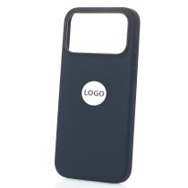 Силиконовый чехол Lux Colors с поддержкой MagSafe для iPhone 17 Pro Max (AI) Black