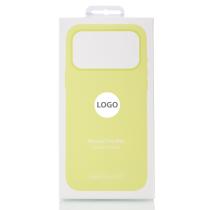 Силиконовый чехол Lux Colors с поддержкой MagSafe для iPhone 17 Pro Max (AI) Neon Yellow