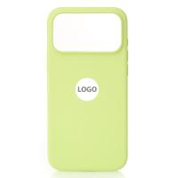 Силиконовый чехол Lux Colors с поддержкой MagSafe для iPhone 17 Pro Max (AI) Neon Yellow