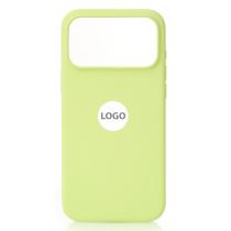 Силиконовый чехол Lux Colors с поддержкой MagSafe для iPhone 17 Pro Max (AI) Neon Yellow