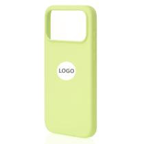 Силиконовый чехол Lux Colors с поддержкой MagSafe для iPhone 17 Pro Max (AI) Neon Yellow