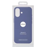 Силиконовый чехол Lux Colors с поддержкой MagSafe для iPhone 17 (AI) Purple Fog
