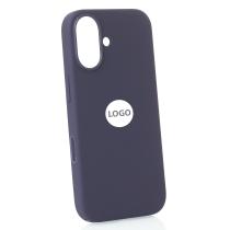 Силиконовый чехол Lux Colors с поддержкой MagSafe для iPhone 17 (AI) Purple Fog