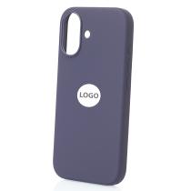 Силиконовый чехол Lux Colors с поддержкой MagSafe для iPhone 17 (AI) Purple Fog