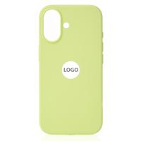 Силиконовый чехол Lux Colors с поддержкой MagSafe для iPhone 17 (AI) Neon Yellow