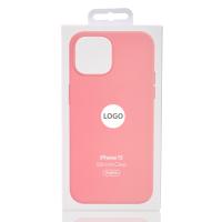 Силиконовый чехол Lux Colors с поддержкой MagSafe для iPhone 15 Pink