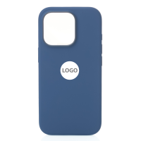 Силиконовый чехол Lux Colors с поддержкой MagSafe для iPhone 16 Pro (AI) Denim