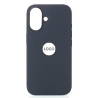 Силиконовый чехол Lux Colors с поддержкой MagSafe для iPhone 16 (AI) Black