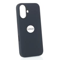 Силиконовый чехол Lux Colors с поддержкой MagSafe для iPhone 16 (AI) Black