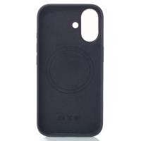 Силиконовый чехол Lux Colors с поддержкой MagSafe для iPhone 16 (AI) Black