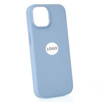 Силиконовый чехол Lux Colors с поддержкой MagSafe для iPhone 15 Light Blue