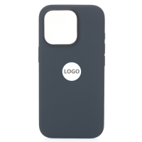 Силиконовый чехол Lux Colors с поддержкой MagSafe для iPhone 16 Pro (AI) Black