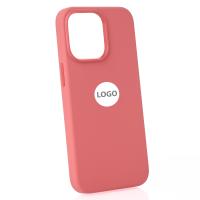 Силиконовый чехол Lux Colors с поддержкой MagSafe для iPhone 13 Pink Pomelo