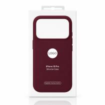 Силиконовый чехол Lux Colors с поддержкой MagSafe для iPhone 18 Pro (AI) Burgundy