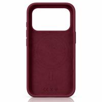Силиконовый чехол Lux Colors с поддержкой MagSafe для iPhone 18 Pro (AI) Burgundy