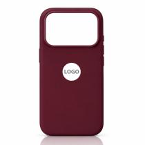Силиконовый чехол Lux Colors с поддержкой MagSafe для iPhone 18 Pro (AI) Burgundy
