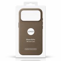 Силиконовый чехол Lux Colors с поддержкой MagSafe для iPhone 18 Pro (AI) Light Moss Green
