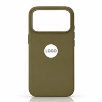 Силиконовый чехол Lux Colors с поддержкой MagSafe для iPhone 18 Pro (AI) Light Moss Green