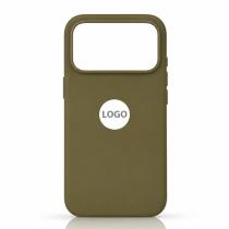 Силиконовый чехол Lux Colors с поддержкой MagSafe для iPhone 18 Pro (AI) Light Moss Green