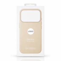 Силиконовый чехол Lux Colors с поддержкой MagSafe для iPhone 18 Pro (AI) Vanilla