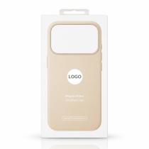 Силиконовый чехол Lux Colors с поддержкой MagSafe для iPhone 18 Pro (AI) Vanilla