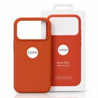 Силиконовый чехол Lux Colors с поддержкой MagSafe для iPhone 18 Pro (AI) Coffee