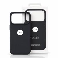 Силиконовый чехол Lux Colors с поддержкой MagSafe для iPhone 18 Pro (AI) Black