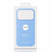 Силиконовый чехол Lux Colors с поддержкой MagSafe для iPhone 18 Pro (AI) Sky Light Blue