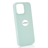 Силиконовый чехол Lux Colors с поддержкой MagSafe для iPhone 16 Pro Max (AI) Aquamarine