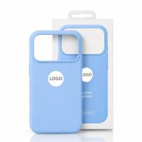 Силиконовый чехол Lux Colors с поддержкой MagSafe для iPhone 18 Pro (AI) Sky Light Blue