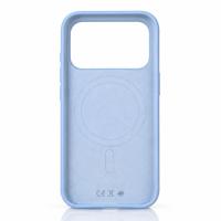 Силиконовый чехол Lux Colors с поддержкой MagSafe для iPhone 18 Pro (AI) Sky Light Blue