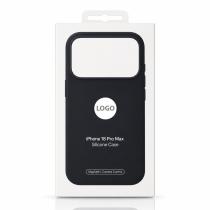 Силиконовый чехол Lux Colors с поддержкой MagSafe для iPhone 18 Pro Max (AI) Black