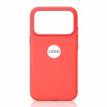 Силиконовый чехол Lux Colors с поддержкой MagSafe для iPhone 18 Pro Max (AI) Bright Guava Pink
