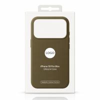 Силиконовый чехол Lux Colors с поддержкой MagSafe для iPhone 18 Pro Max (AI) Light Moss Green