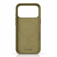 Силиконовый чехол Lux Colors с поддержкой MagSafe для iPhone 18 Pro Max (AI) Light Moss Green