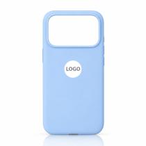 Силиконовый чехол Lux Colors с поддержкой MagSafe для iPhone 18 Pro Max (AI) Sky Light Blue