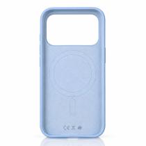 Силиконовый чехол Lux Colors с поддержкой MagSafe для iPhone 18 Pro Max (AI) Sky Light Blue