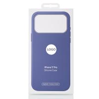 Силиконовый чехол Lux Colors с поддержкой MagSafe для iPhone 17 Pro (AI) Purple Fog